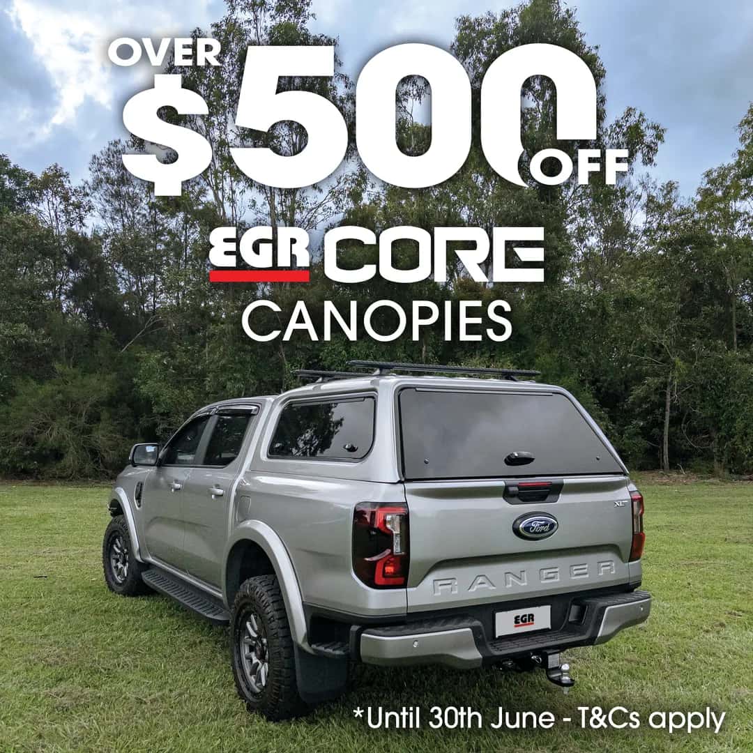 Over $500 off EGR Core Canopies — limited time, until 30 June